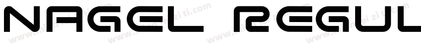 nagel regular字体转换